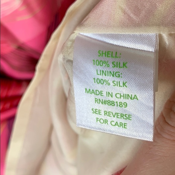 Lilly Pulitzer Pink Silk Sundress - Picture 4 of 4